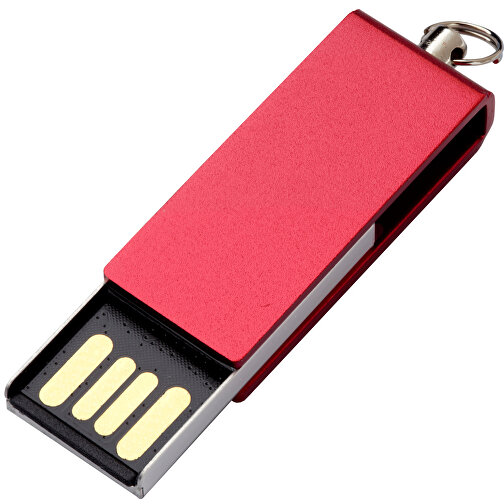 USB-Stick REVERSE 32GB , Promo Effects MB , rot MB , 32 GB , Kunststoff/Metall MB , 3 - 10 MB/s MB , 3,20cm x 0,60cm x 1,20cm (Länge x Höhe x Breite), Bild 2