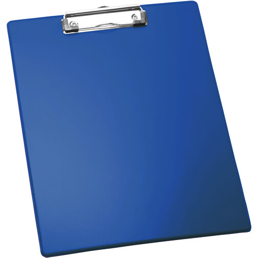 Klemmbrett DIN A4 'Epsilon' , blau, PVC+PAP+MET, 31,60cm x 1,30cm x 22,70cm (Länge x Höhe x Breite), Bild 1