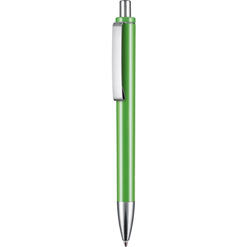 Kugelschreiber EXOS M , Ritter-Pen, apfel-grün, ABS u. Metall, 14,10cm (Länge), Bild 1