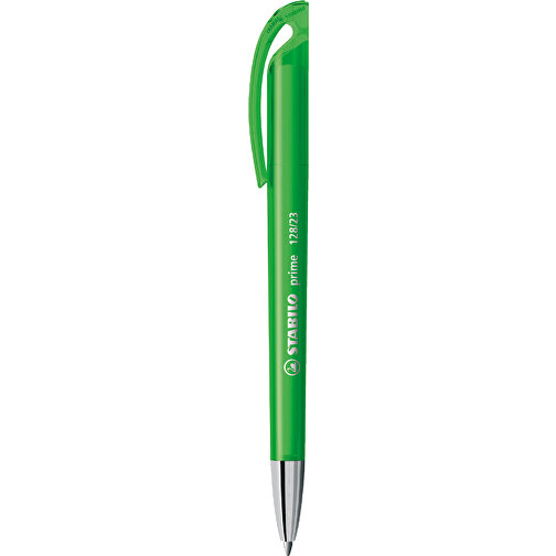 STABILO Prime Kugelschreiber , Stabilo, transparent grün, recycelter Kunststoff, 14,70cm x 1,60cm x 1,20cm (Länge x Höhe x Breite), Bild 1