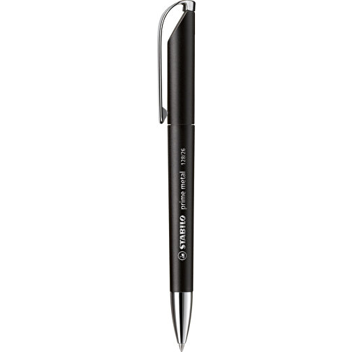 STABILO Prime Metal Kugelschreiber , Stabilo, schwarz, Metall, 14,40cm x 1,50cm x 1,20cm (Länge x Höhe x Breite), Bild 1