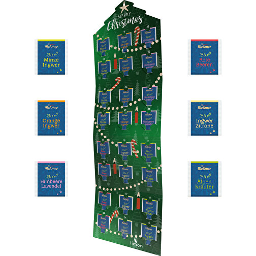 Tee Adventskalender Meßmer Eco , Meßmer, Karton, 29,70cm x 100,00cm (Länge x Breite), Bild 1