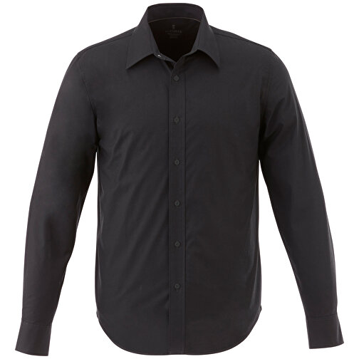 Hamell Langärmliges Hemd , schwarz, Poplin-Gewebe 97% Baumwolle, 3% Elastan, 118 g/m2, XXL, , Bild 13