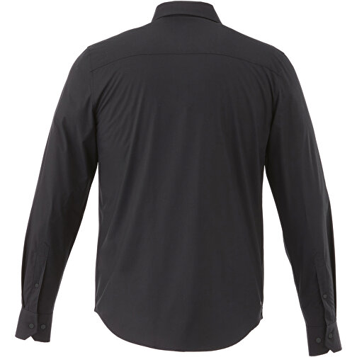 Hamell Langärmliges Hemd , schwarz, Poplin-Gewebe 97% Baumwolle, 3% Elastan, 118 g/m2, L, , Bild 3