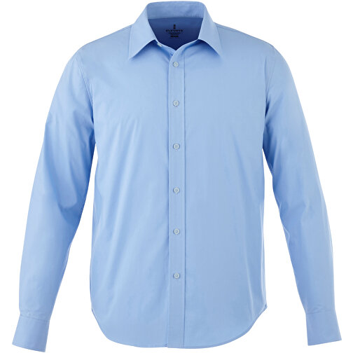 Hamell Langärmliges Hemd , hellblau, Poplin-Gewebe 97% Baumwolle, 3% Elastan, 118 g/m2, XXXL, , Bild 8