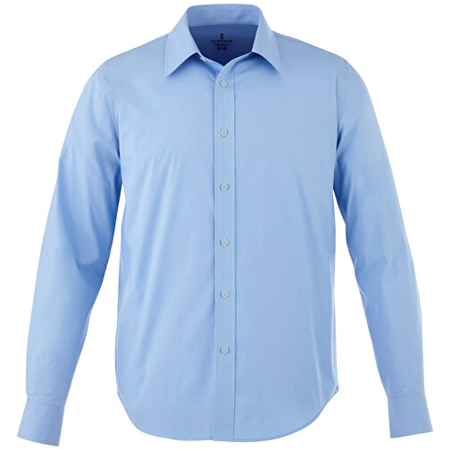 Hamell Langärmliges Hemd , hellblau, Poplin-Gewebe 97% Baumwolle, 3% Elastan, 118 g/m2, XXXL, , Bild 15