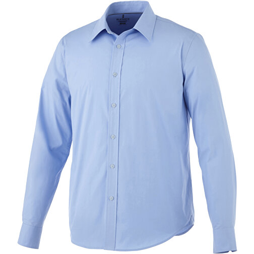 Hamell Langärmliges Hemd , hellblau, Poplin-Gewebe 97% Baumwolle, 3% Elastan, 118 g/m2, XS, , Bild 1