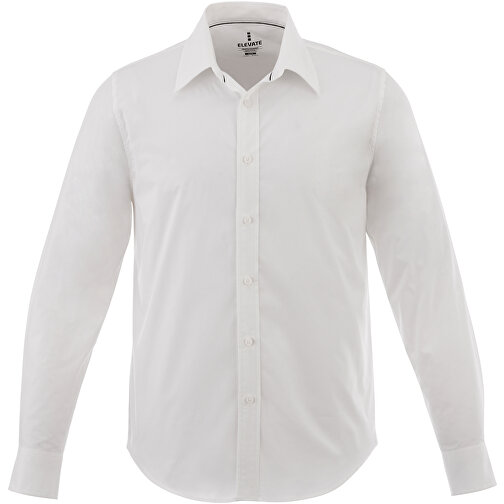 Hamell Langärmliges Hemd , weiß, Poplin-Gewebe 97% Baumwolle, 3% Elastan, 118 g/m2, XXXL, , Bild 4