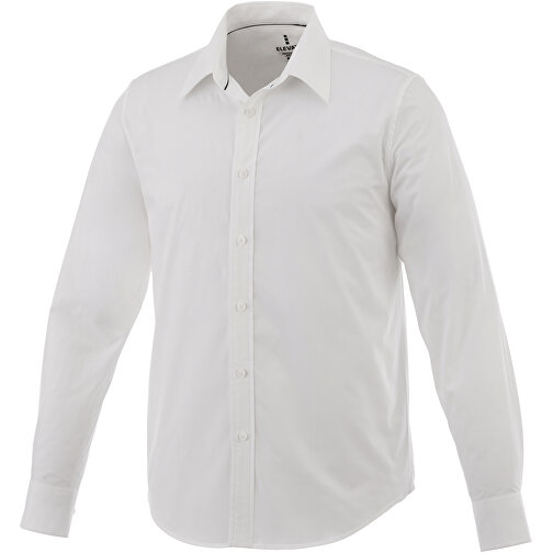 Hamell Langärmliges Hemd , weiß, Poplin-Gewebe 97% Baumwolle, 3% Elastan, 118 g/m2, L, , Bild 1
