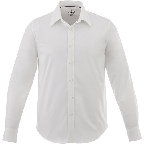 Hamell Langärmliges Hemd , weiß, Poplin-Gewebe 97% Baumwolle, 3% Elastan, 118 g/m2, XS, , Bild 2