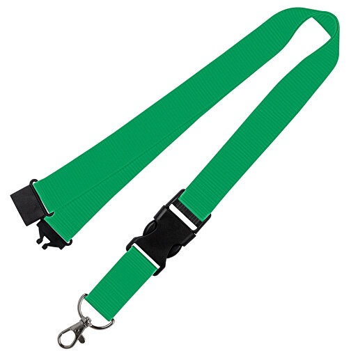 Schlüsselband Standard , Promo Effects, grün, Polyester, 105,00cm x 2,50cm (Länge x Breite), Bild 1