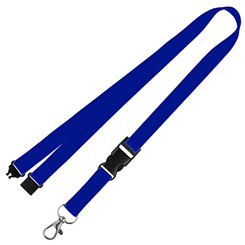 Schlüsselband Standard , Promo Effects, blau, Polyester, 105,00cm x 1,50cm (Länge x Breite), Bild 1