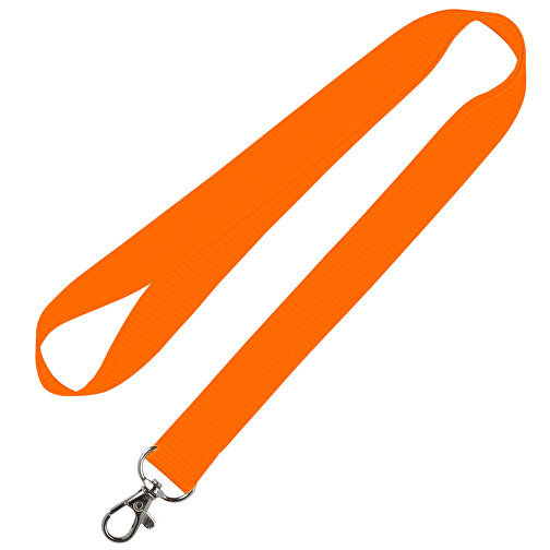 Schlüsselband Standard , Promo Effects, orange, Polyester, 92,00cm x 2,50cm (Länge x Breite), Bild 1