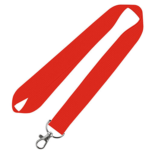 Schlüsselband Standard , Promo Effects, rot, Polyester, 92,00cm x 2,00cm (Länge x Breite), Bild 1