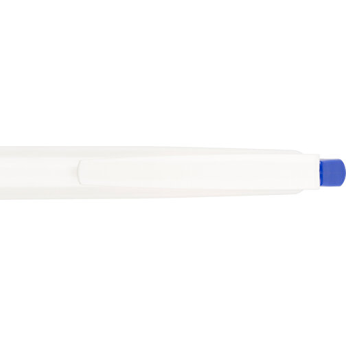 Kugelschreiber Roxi Weiß , Promo Effects, weiß / blau, Kunststoff, 14,10cm (Länge), Bild 9