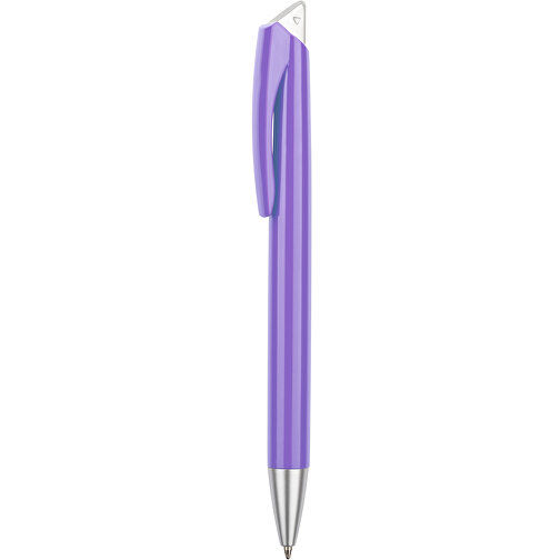 Kugelschreiber Roxi Color , Promo Effects, lila, Kunststoff, 14,10cm (Länge), Bild 1