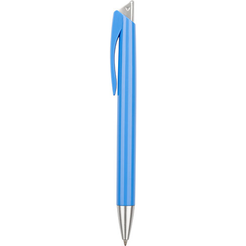 Kugelschreiber Roxi Color , Promo Effects, hellblau, Kunststoff, 14,10cm (Länge), Bild 2