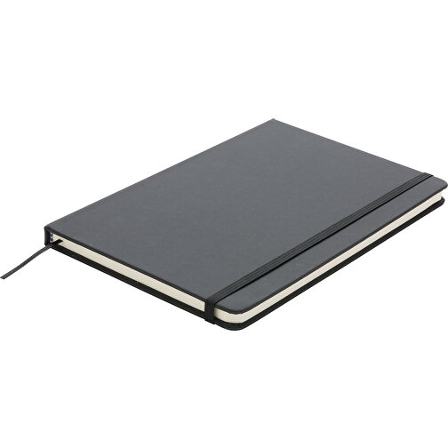 Standard A5 Notizbuch Mit PU-Hardcover, Schwarz , schwarz, PU, 1,30cm x 21,00cm (Länge x Höhe), Bild 3