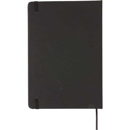 Standard A5 Notizbuch Mit PU-Hardcover, Schwarz , schwarz, PU, 1,30cm x 21,00cm (Länge x Höhe), Bild 6