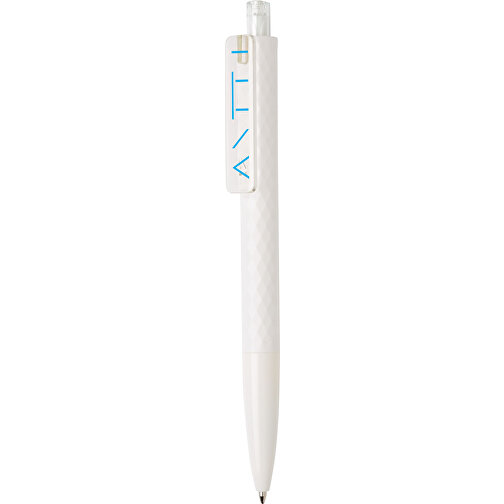 X3 Stift, Weiß , weiß, ABS, 14,00cm (Höhe), Bild 2