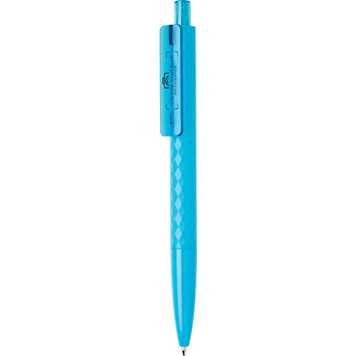 X3 Stift, Blau , blau, ABS, 14,00cm (Höhe), Bild 2