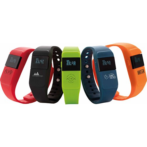 Activity-Tracker Keep Fit, Orange , orange, TPE, 26,50cm x 1,00cm (Länge x Höhe), Bild 7