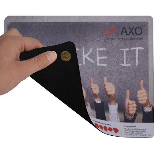 AXOPAD® Mousepad AXOTop 400, 21 cm rund, 2,4 mm tyk, Billede 2