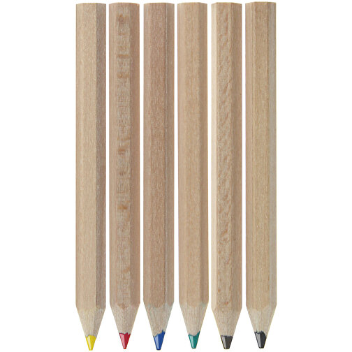 Crayons de couleur, lot de 6, y compris l\'impression tous azimuts, 6 faces, Image 6