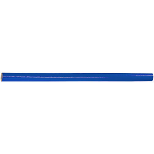Zimmermannsbleistift, 24 Cm, Oval , blau, Holz, 24,00cm x 0,70cm x 1,20cm (Länge x Höhe x Breite), Bild 3