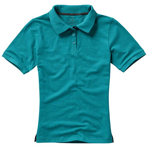 Calgary Poloshirt Für Damen , aquablau, Piqué Strick  Baumwolle, 200 g/m2, XL, , Bild 6