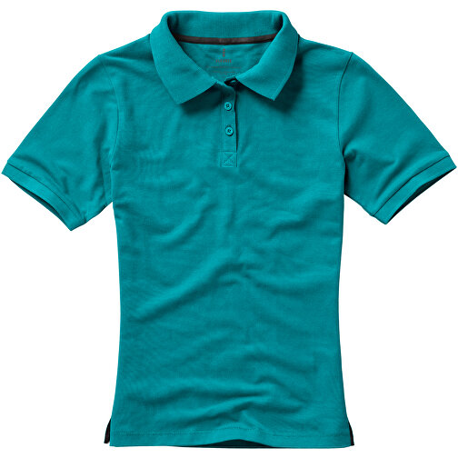 Calgary Poloshirt Für Damen , aquablau, Piqué Strick  Baumwolle, 200 g/m2, XL, , Bild 22