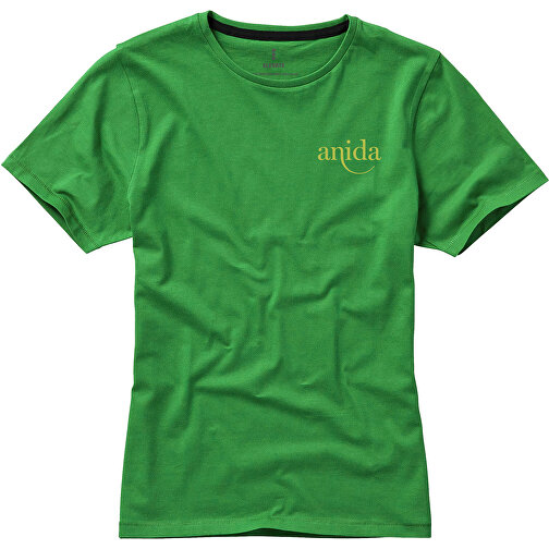 Nanaimo – T-Shirt Für Damen , farngrün, Single jersey Strick 100% BCI Baumwolle, 160 g/m2, L, , Bild 2