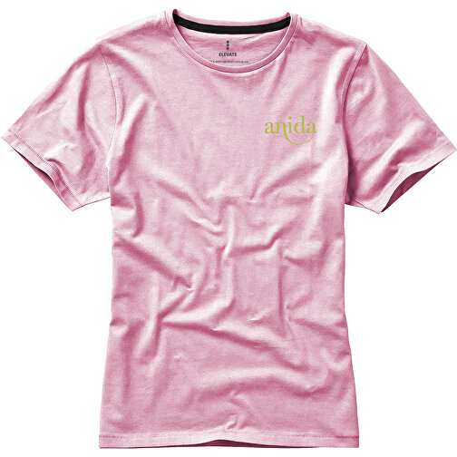 Nanaimo – T-Shirt Für Damen , hellrosa, Single jersey Strick 100% BCI Baumwolle, 160 g/m2, L, , Bild 2