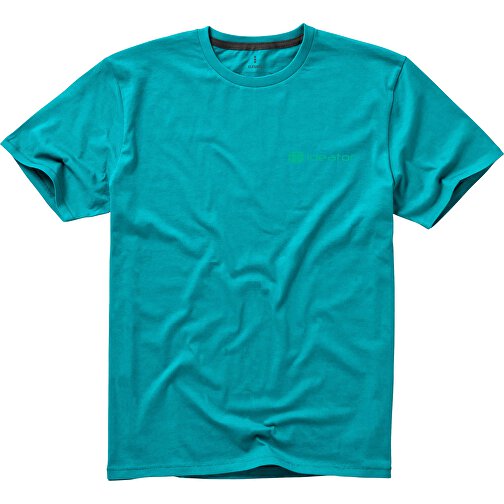 Nanaimo T-Shirt Für Herren , aquablau, Single jersey Strick 100% BCI Baumwolle, 160 g/m2, XL, , Bild 4