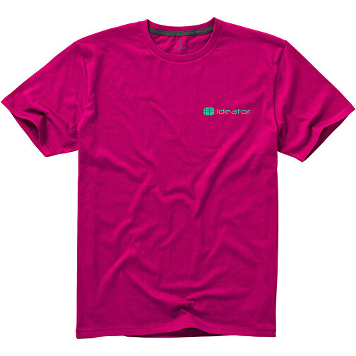 Nanaimo T-Shirt Für Herren , magenta, Single jersey Strick 100% BCI Baumwolle, 160 g/m2, XL, , Bild 2