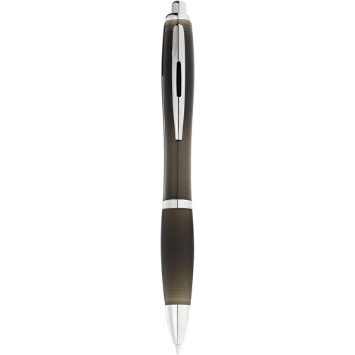 Nash Kugelschreiber Farbig Mit Schwarzem Griff , schwarz, AS Kunststoff, 14,00cm (Länge), Bild 1