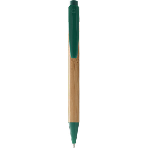 Borneo Bambus Kugelschreiber , Green Concept, natur, grün, Bambusholz, 14,10cm (Länge), Bild 4