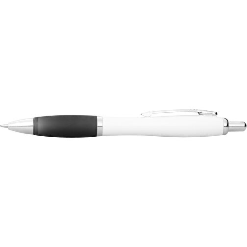 Nash kulepenn med hvit pennekropp og farget gummigrep, Bilde 4