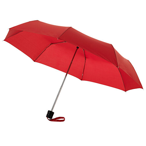 Ida 21,5' Kompaktregenschirm , rot, Polyester, 24,00cm (Höhe), Bild 1