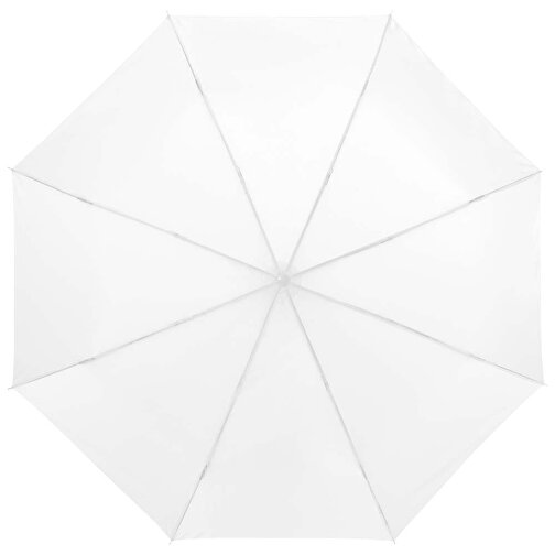 Ida 21,5' Kompaktregenschirm , weiß, Polyester, 24,00cm (Höhe), Bild 9