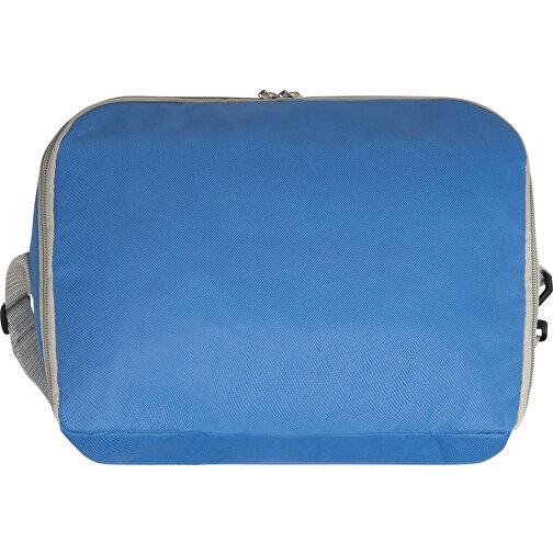 Kühltasche FROSTY , blau, grau, 600D Polyester, 32,00cm x 37,00cm x 23,00cm (Länge x Höhe x Breite), Bild 5