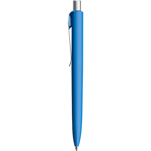 Prodir DS8 PSR Push Kugelschreiber , Prodir, trueblue/silber satiniert, Kunststoff/Metall, 14,10cm x 1,50cm (Länge x Breite), Bild 2