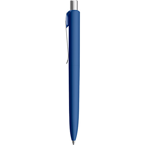 Prodir DS8 PSR Push Kugelschreiber , Prodir, klassikblau/silber satiniert, Kunststoff/Metall, 14,10cm x 1,50cm (Länge x Breite), Bild 2