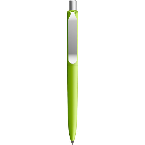Prodir DS8 PSR Push Kugelschreiber , Prodir, hellgrün/silber satiniert, Kunststoff/Metall, 14,10cm x 1,50cm (Länge x Breite), Bild 1