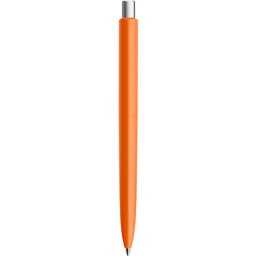 Prodir DS8 PSR Push Kugelschreiber , Prodir, orange/silber satiniert, Kunststoff/Metall, 14,10cm x 1,50cm (Länge x Breite), Bild 3