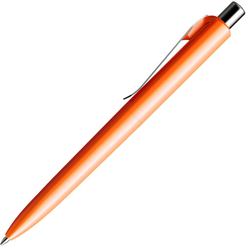 Prodir DS8 PSP Push Kugelschreiber , Prodir, orange/silber poliert, Kunststoff/Metall, 14,10cm x 1,50cm (Länge x Breite), Bild 4