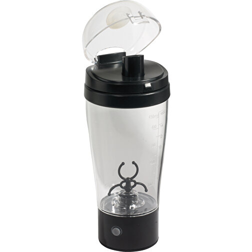 Elektrischer Shaker CURL , schwarz, transparent, Kunststoff / Polyacryl / Silikon, 22,00cm (Höhe), Bild 2