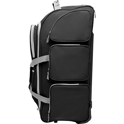 Trolley-Reisetasche 9P , grau, schwarz, 600D Polyester, 75,00cm x 33,00cm x 30,50cm (Länge x Höhe x Breite), Bild 6