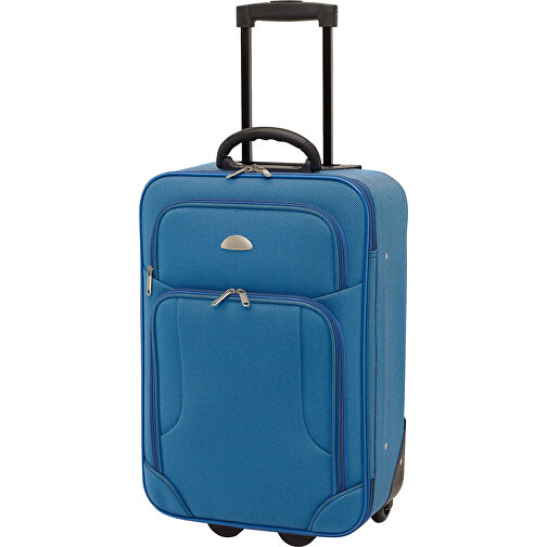 Trolley-Bordcase GALWAY , blau, 1200D Polyester / EVA, 55,00cm x 20,00cm x 35,00cm (Länge x Höhe x Breite), Bild 1