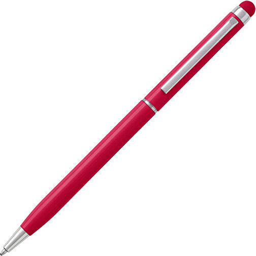 Kugelschreiber Aus Aluminium Irina , rot, Aluminium, Metall, Kautschuk, 13,40cm (Höhe), Bild 2